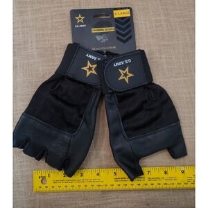 US Army Training Gloves XL Workout Padded Palm And Wrist Wrap USX-2027